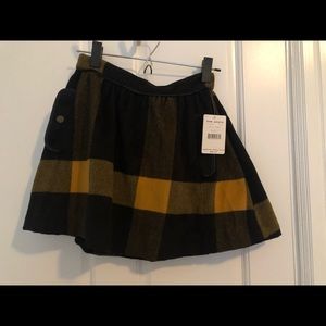 Lined flannel mini skirt NWT Free People